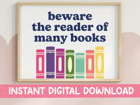 Beware the Reader Books SVG Graphics