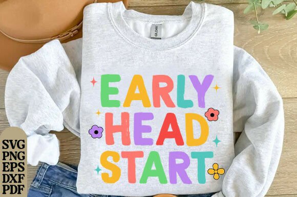 Early Head Start PNG Hand Painted Effect