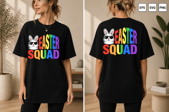 Easter Squad Graphics for T-Shirt Designs