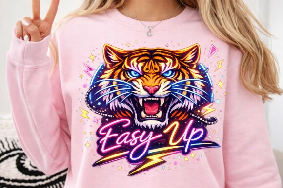 Easy Tiger Neon Aesthetic Sublimation