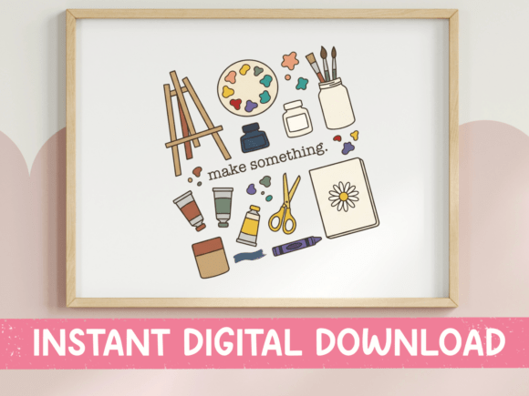 Make Something Art Studio SVG PNG