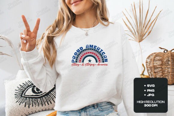 Proud American Stars Stripes SVG Graphics